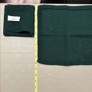 Aspen Green woven napkins